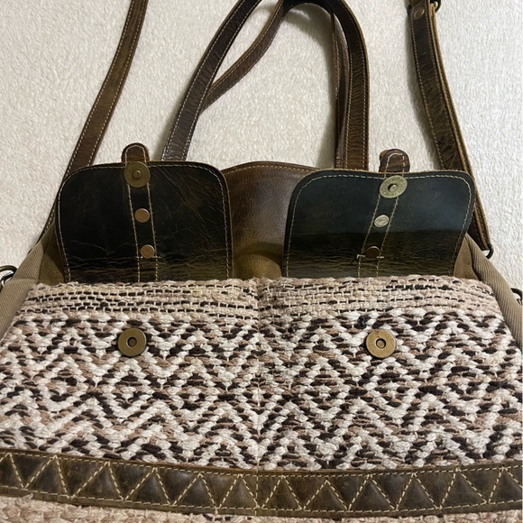 Myra‎ Bag Leather/Canvas Bag - Picture 3 of 5